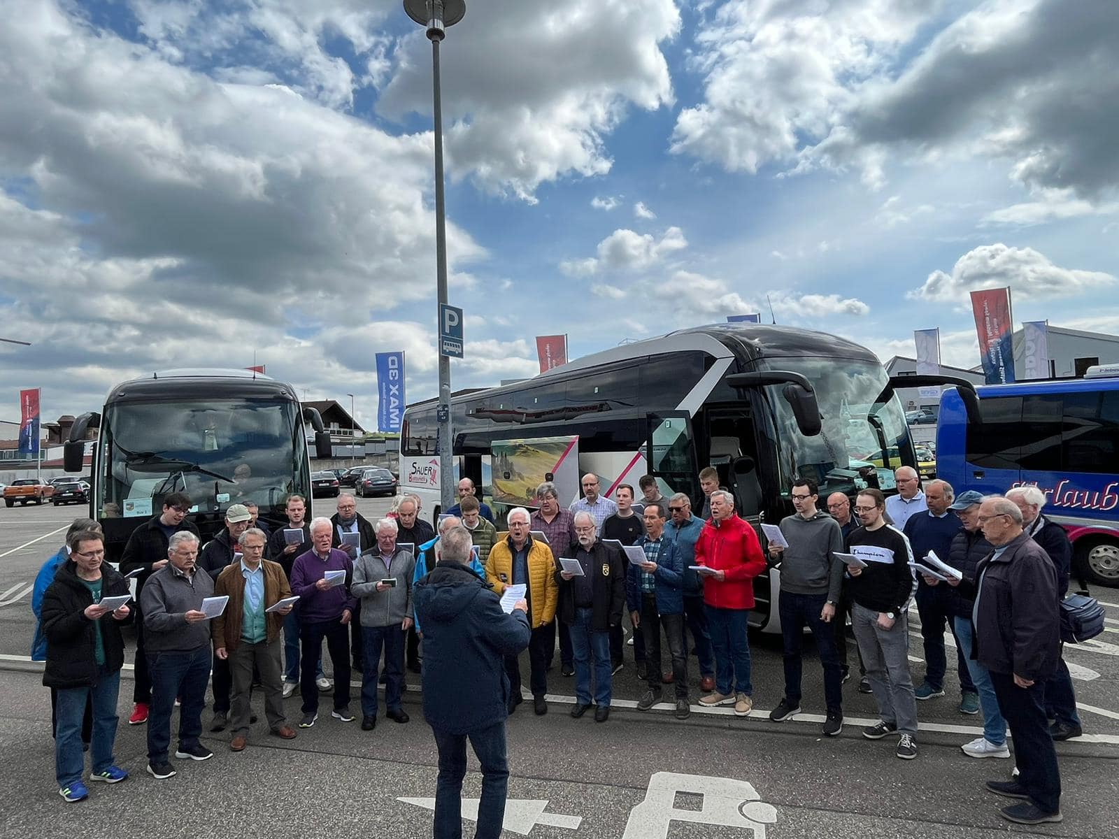 -7- Gesangseinlage am Rastplatz